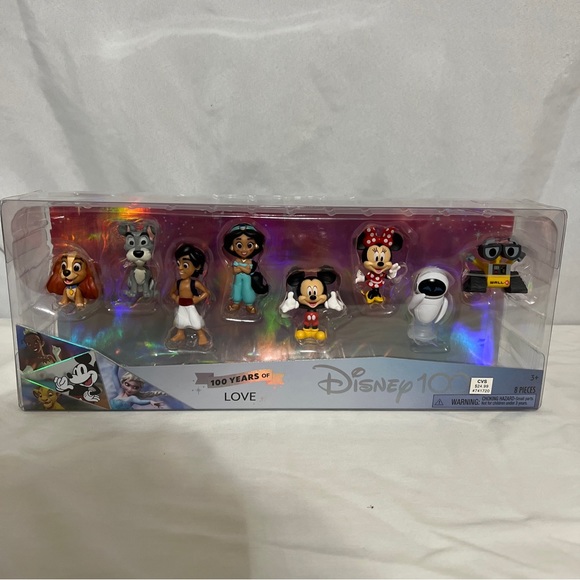 Disney Other - Disney100 Years of Love Celebration Collection Limited Edition 8-Piece Figure...